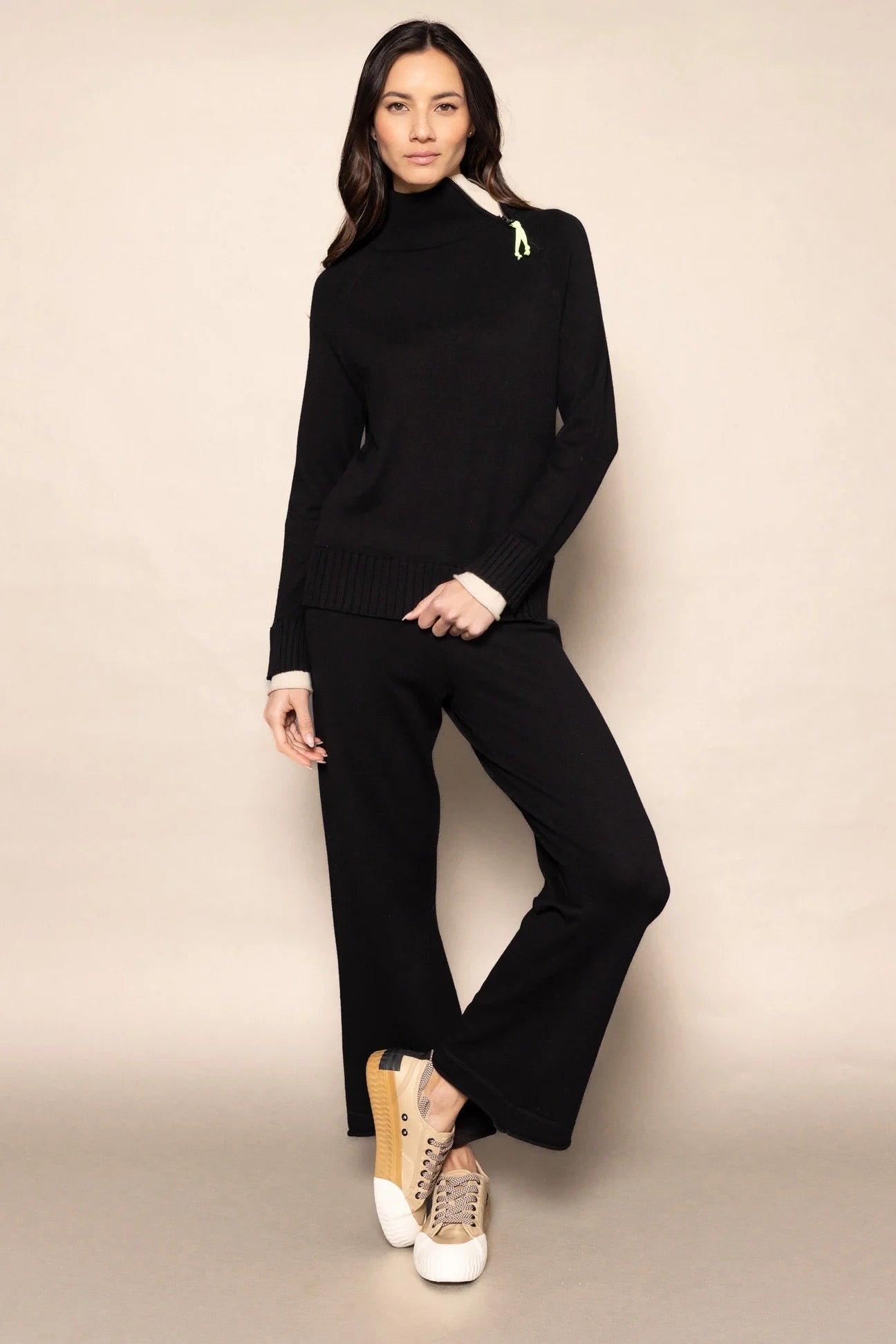 Capri Italy Pink Lemonade 1/4 zip PREMIUM loungewear set