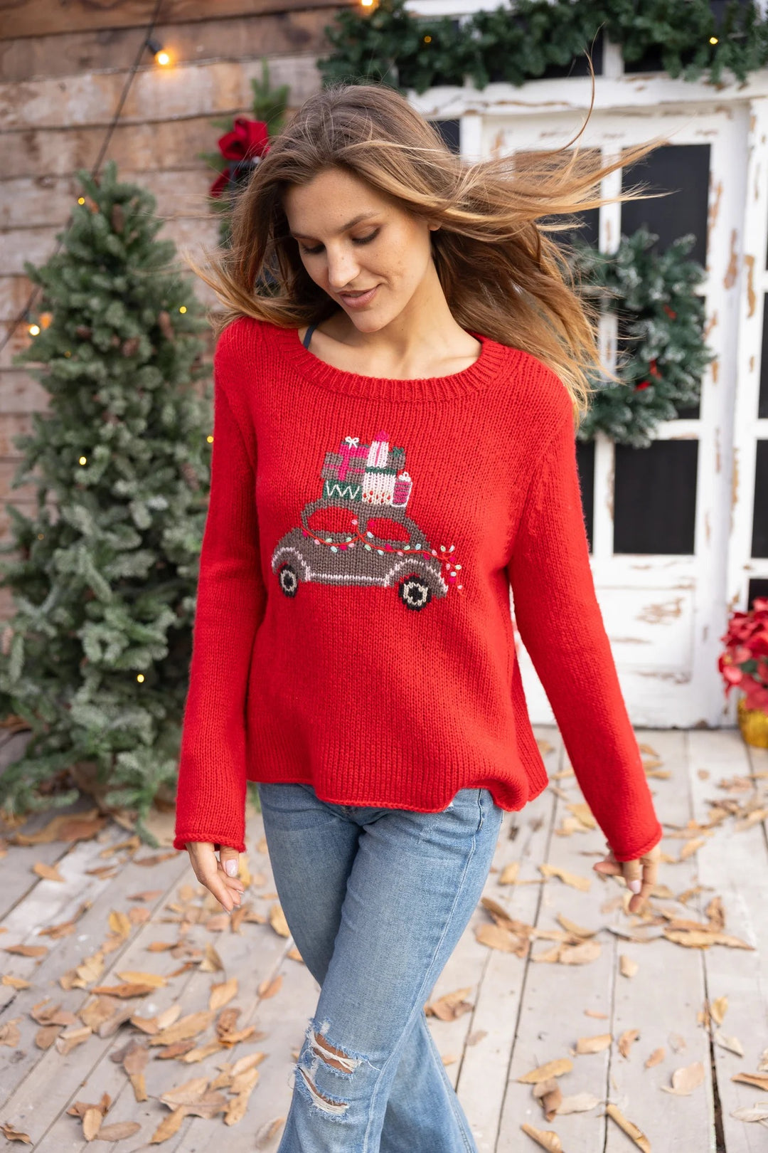 Merry Everything Red Sweater