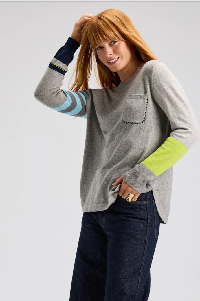 Spliced Marl Sweater