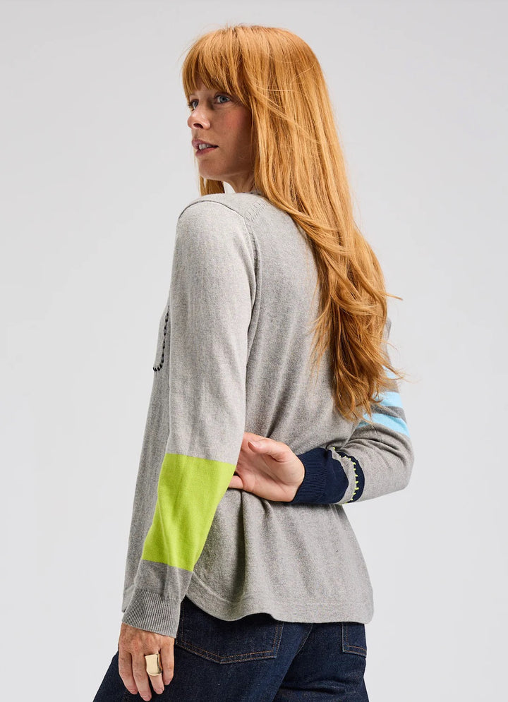 Spliced Marl Sweater