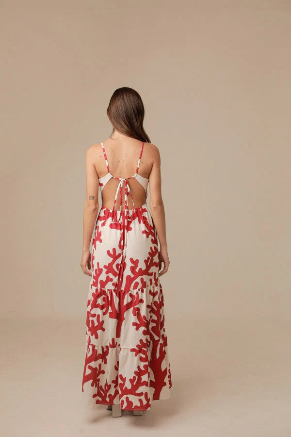 Scarlet Coral Dress