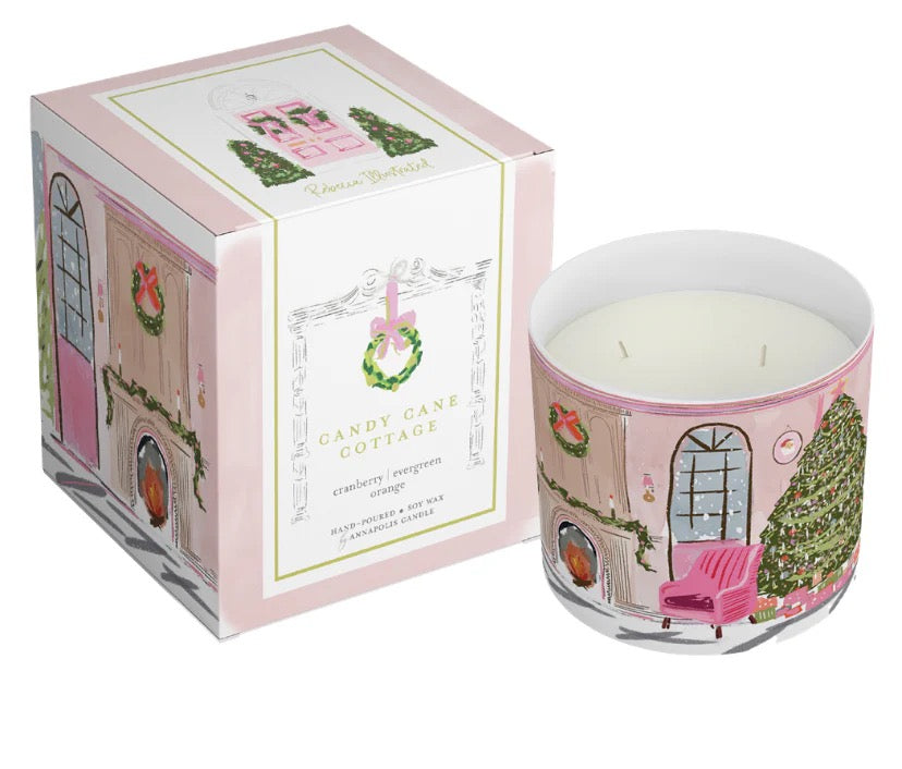 Candy Cane 2-Wick Candle