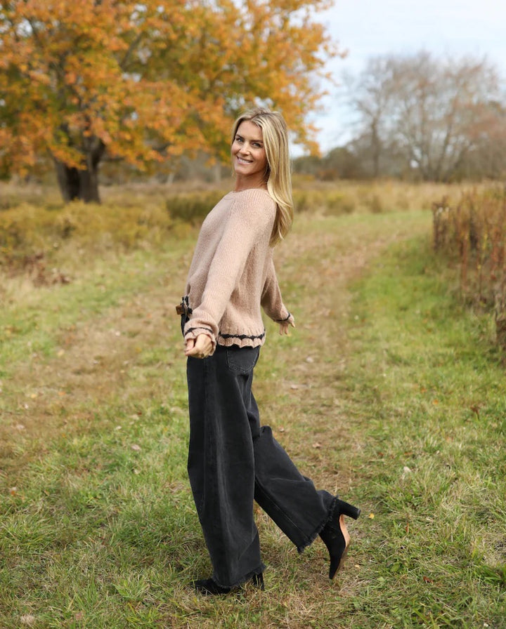 Canyon Tipped Latte Sweater