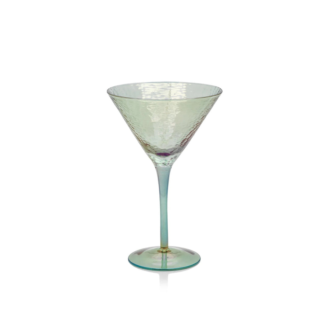 Luster Martini Glass - blue