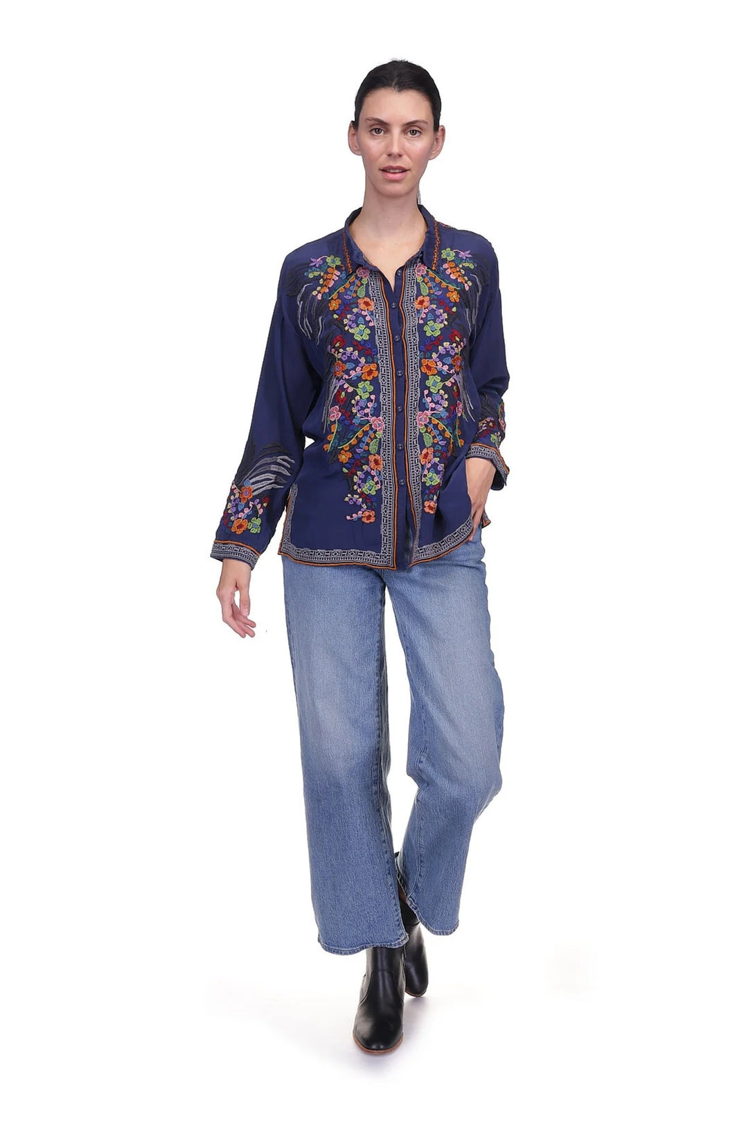 Audrey Embroidered Blouse