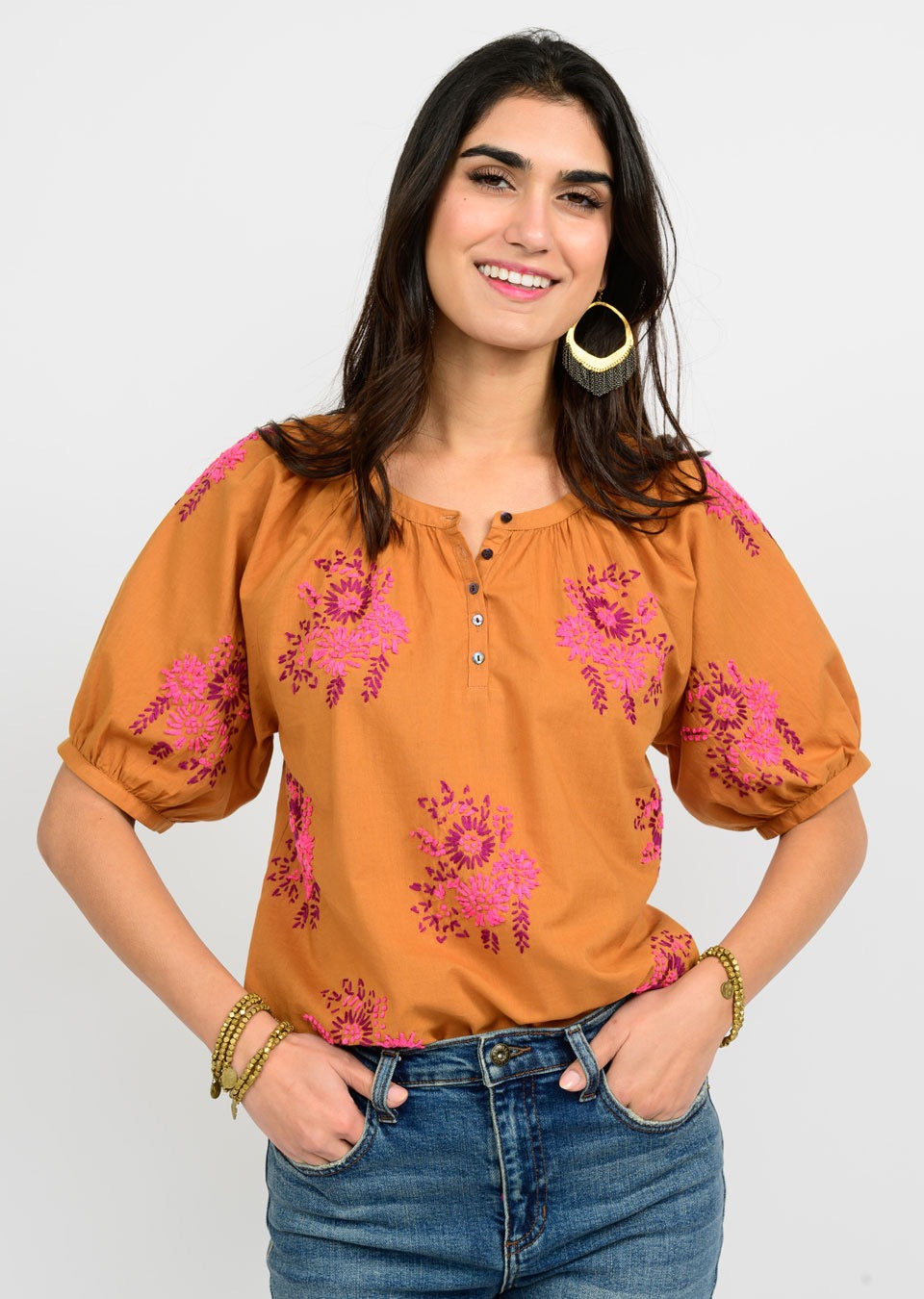 Nita Copper Blouse