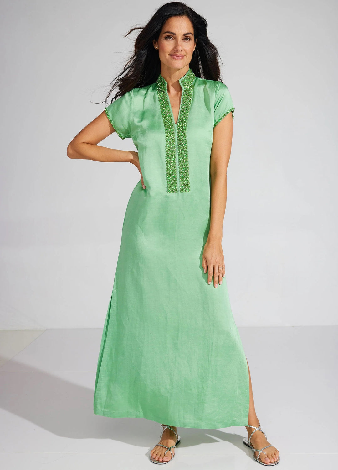 Meg Cap Sleeve Caftan