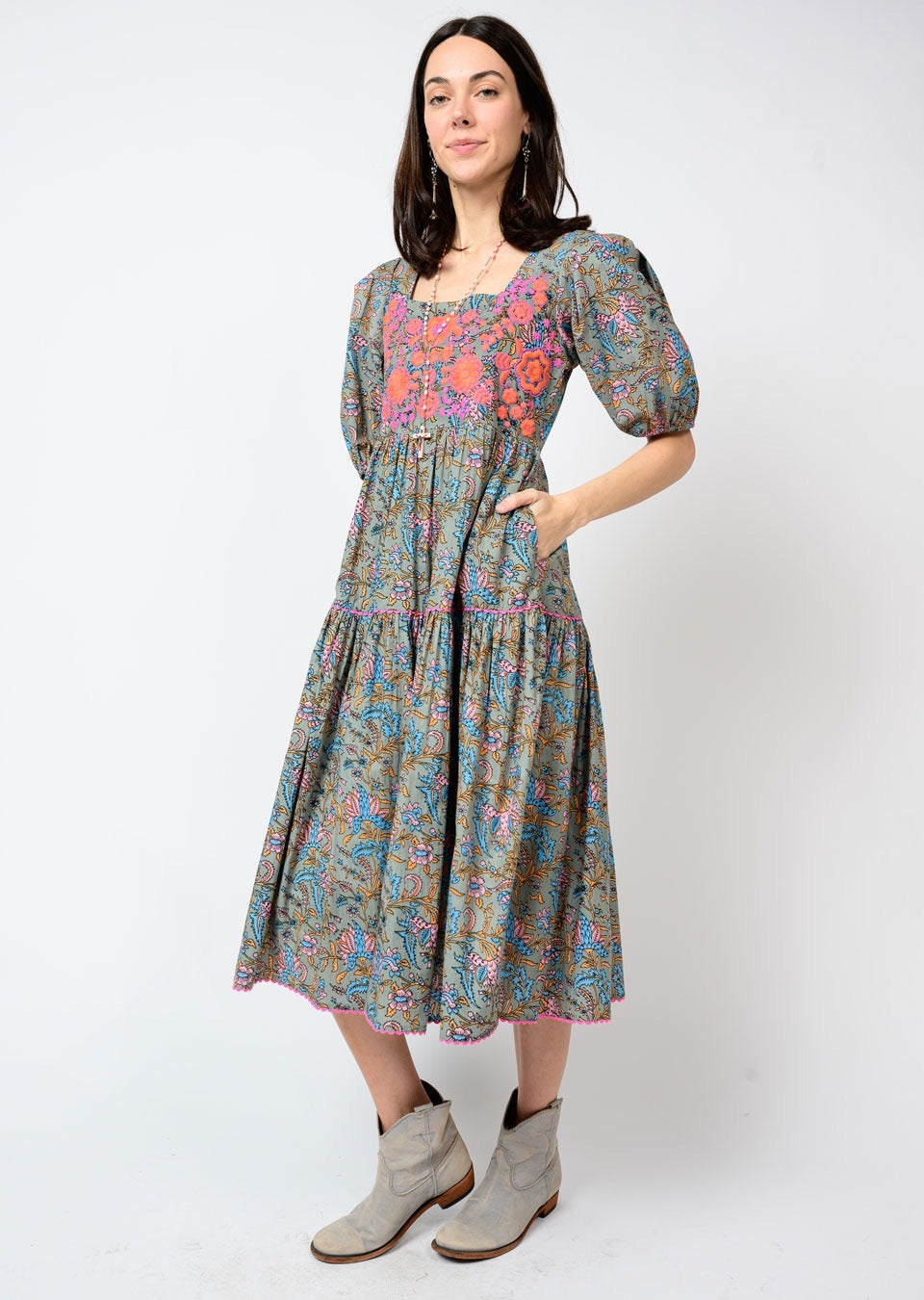 Arianna Grey Dress