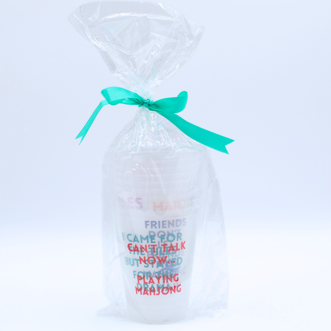 Mahjong Frosted Cups