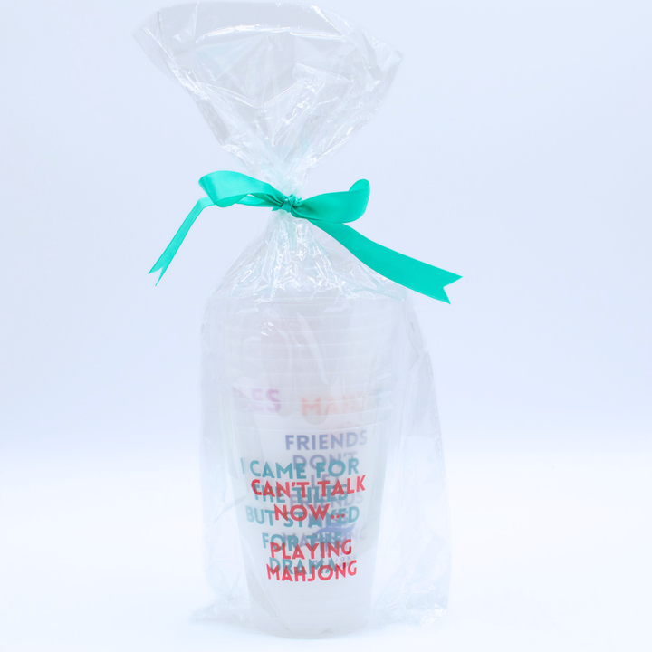 Mahjong Frosted Cups