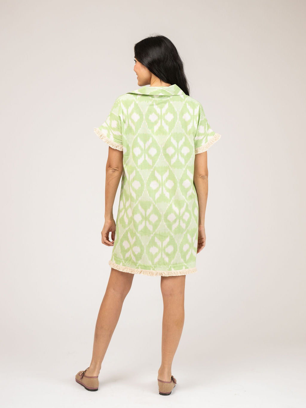 Beach Tunic | Lime Ikat