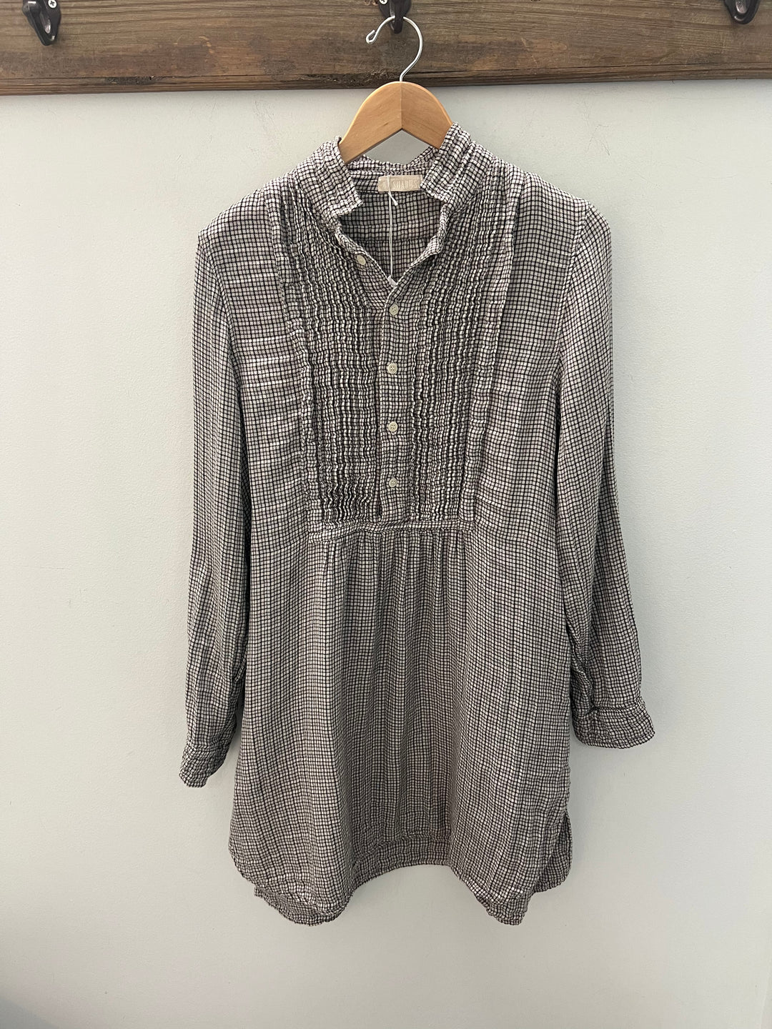 CP Shades Double Cotton Tunic in check