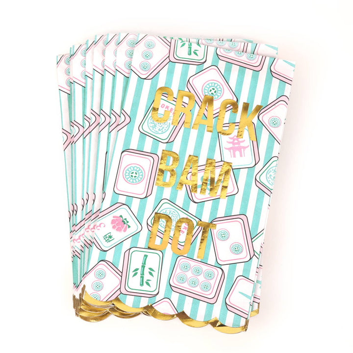 Mahjong Stripe Guest Towel