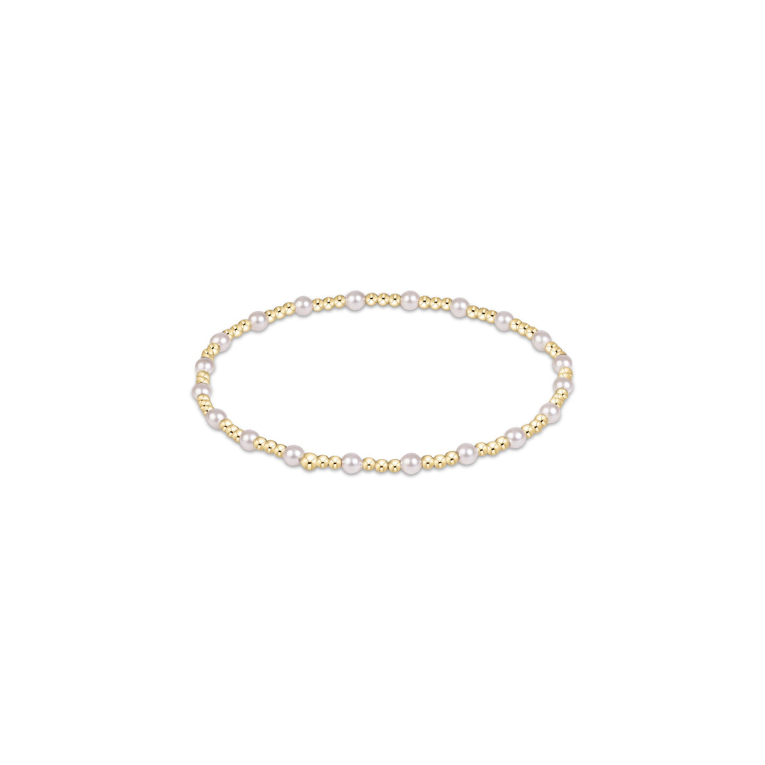 Sincerity Pearl 3mm Bracelet