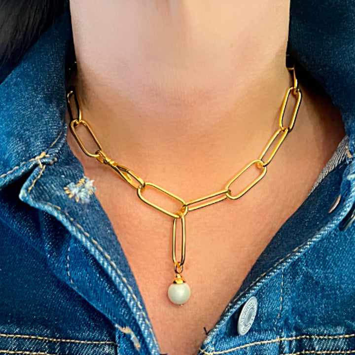 Paper Clip Necklace