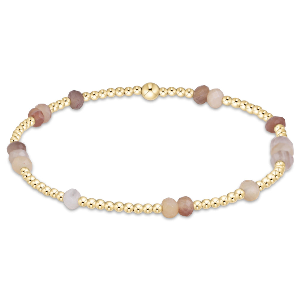 Enewton Hope Unwritten Gemstone Bracelet 26FW with colorful gemstones and gold-tone beaded design