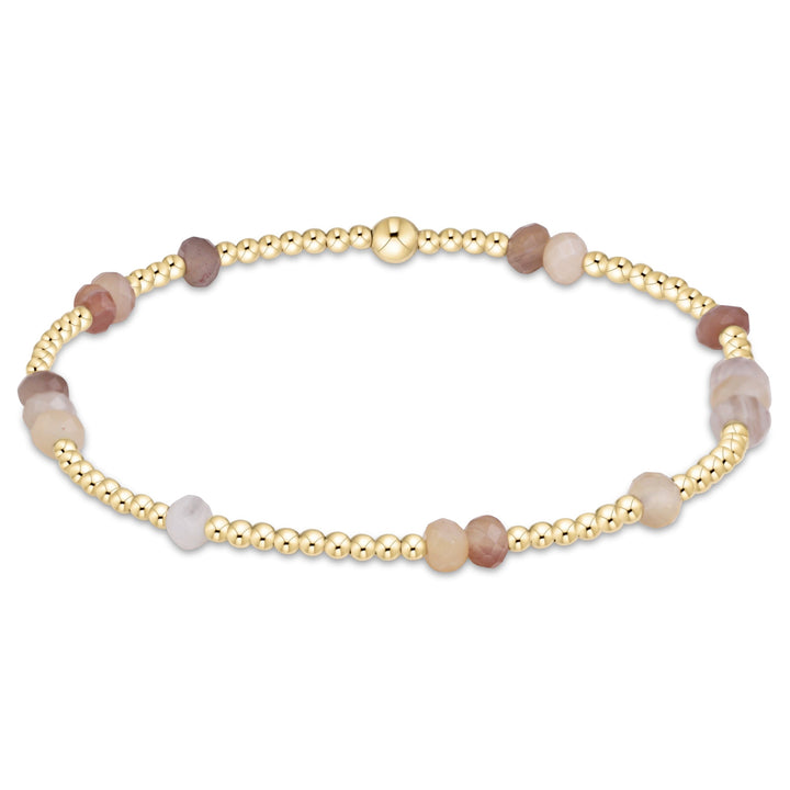 Enewton Hope Unwritten Gemstone Bracelet 26FW with colorful gemstones and gold-tone beaded design