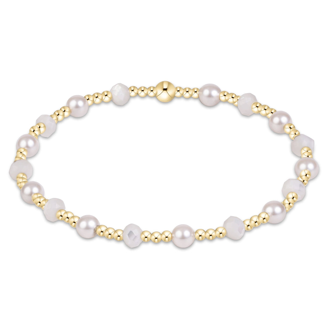 Enewton Sincerity Gemstone Pearl Bracelet 26FW with natural pearl and gemstone beads