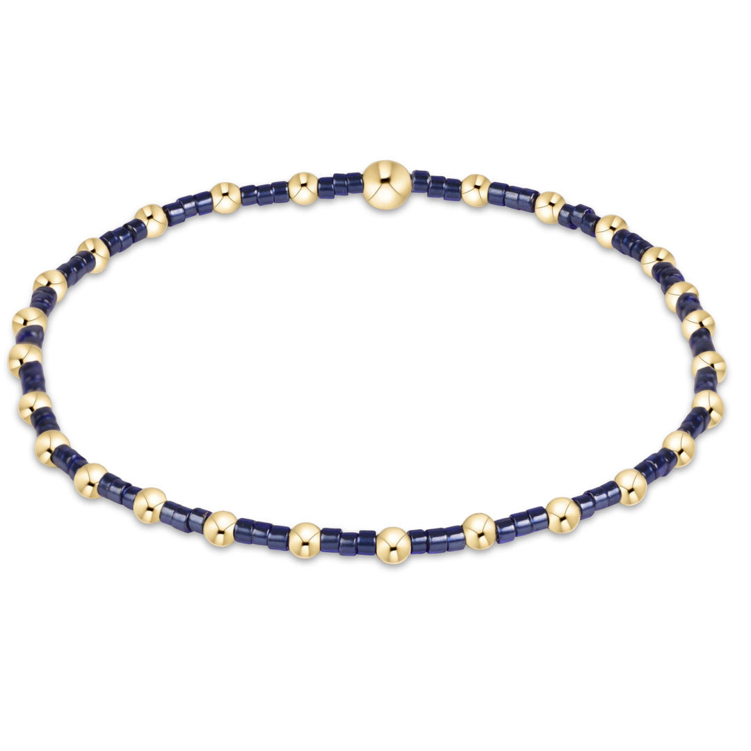 Enewton Hope Sincerity bracelet in navy, 26FW accessory with a delicate beaded design