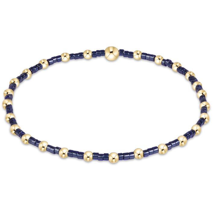 Enewton Hope Sincerity bracelet in navy, 26FW accessory with a delicate beaded design