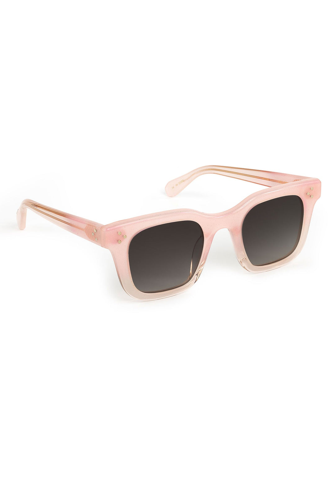 KREWE Celeste Sparkling Rose sunglasses with pink tinted lenses and sparkling frames, stylish accessories for sun protection and fashion.