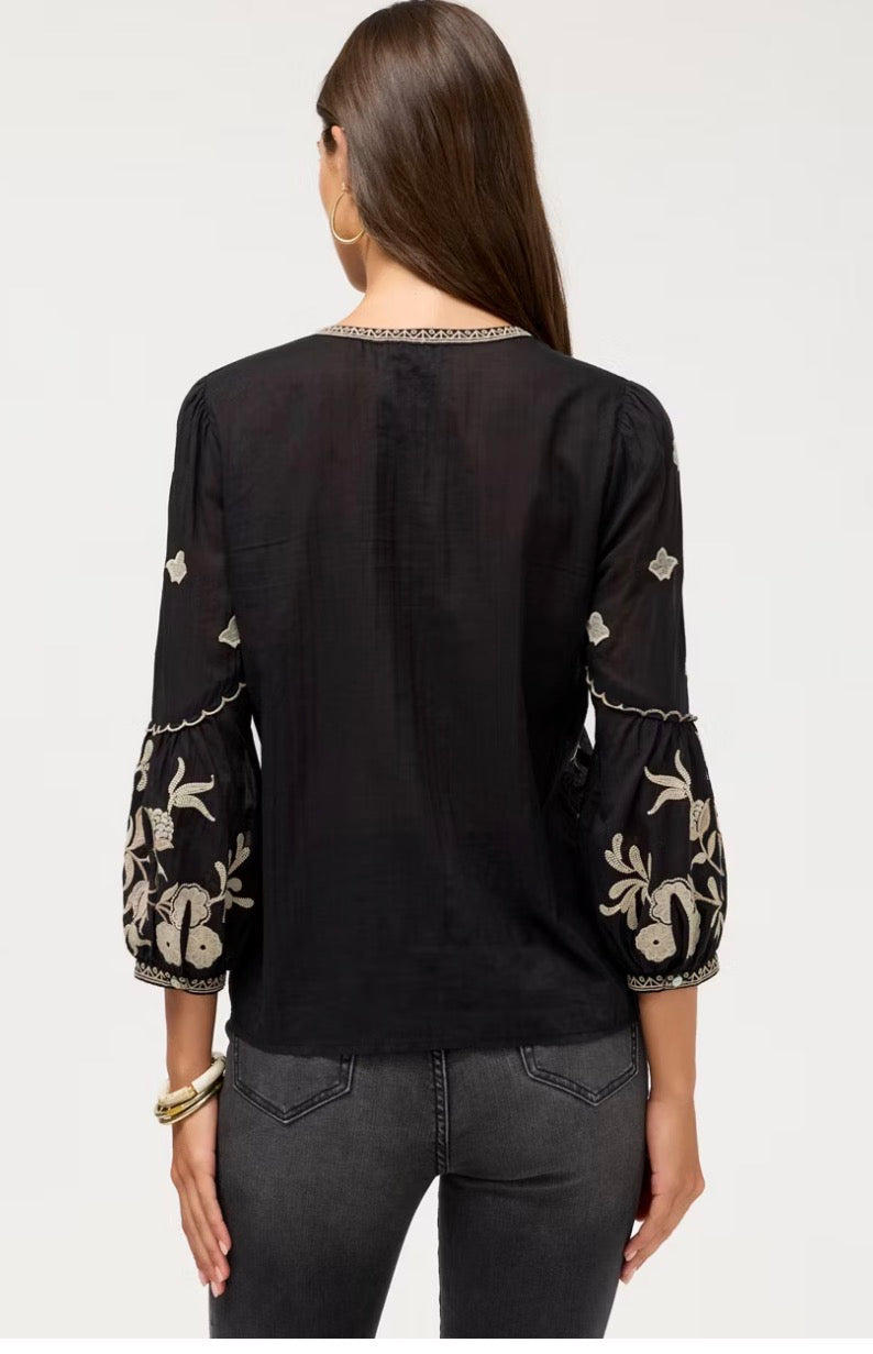 Soretta Scallop Sleeve Blouse