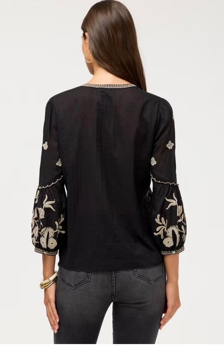 Soretta Scallop Sleeve Blouse
