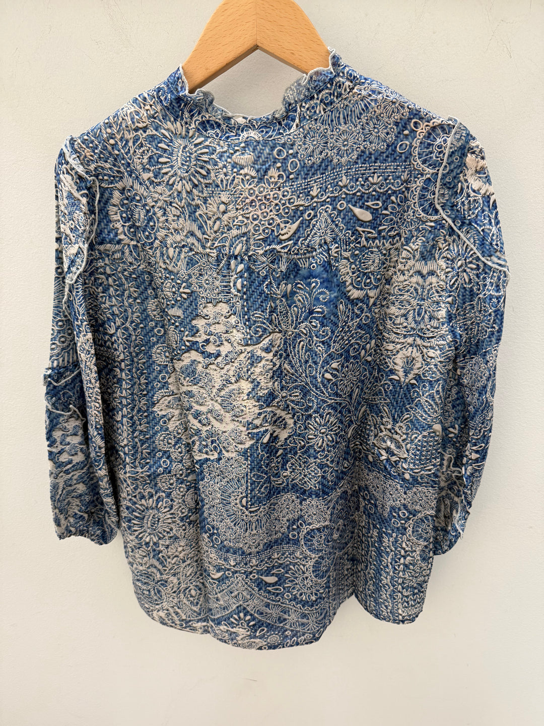 Zeeland Indigo Blouse