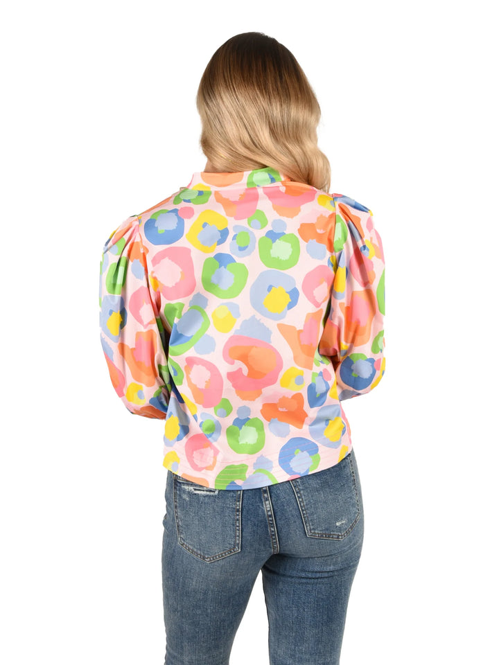 Hampton cheetah blouse
