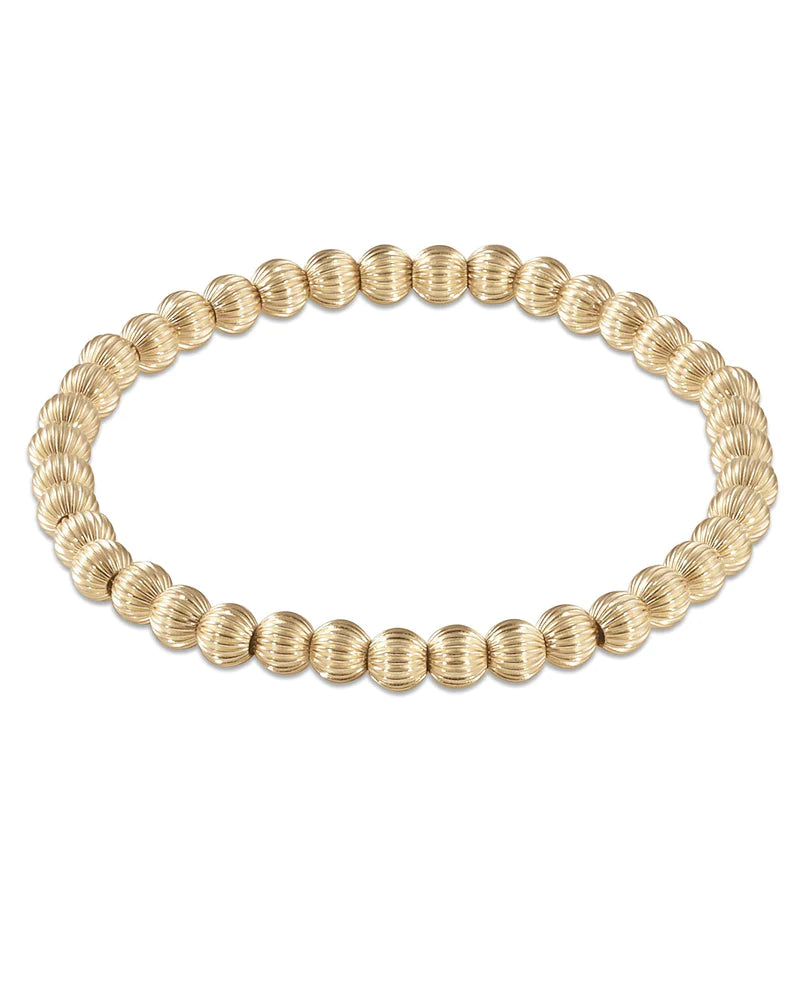 Enewton 5MM Dignity bead gold bracelet