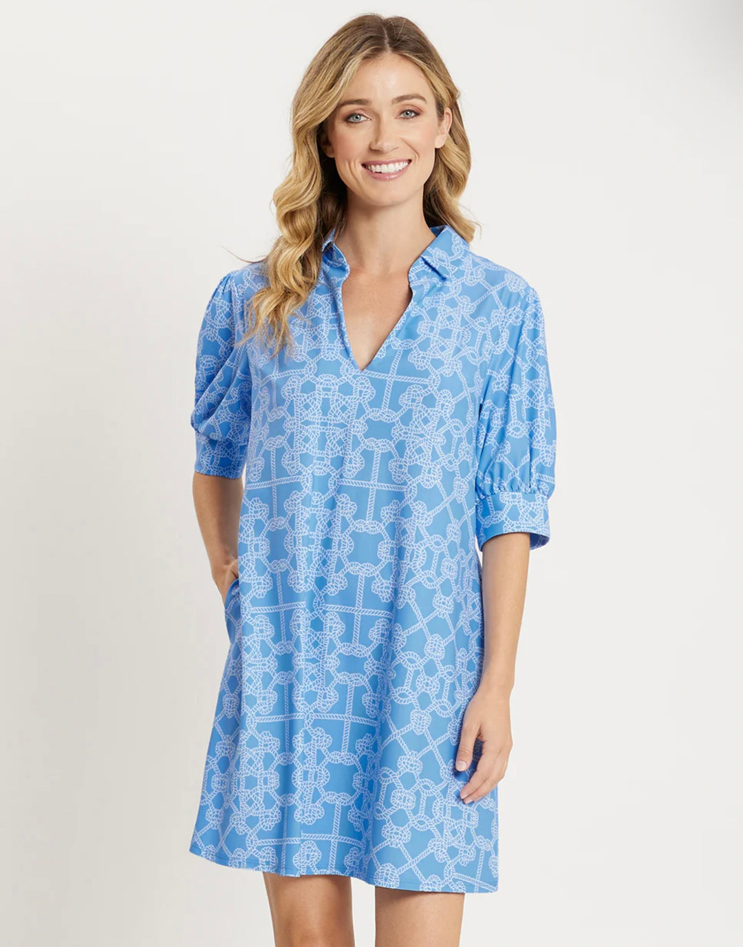 Emerson dress in blue rope by Jude Connolly