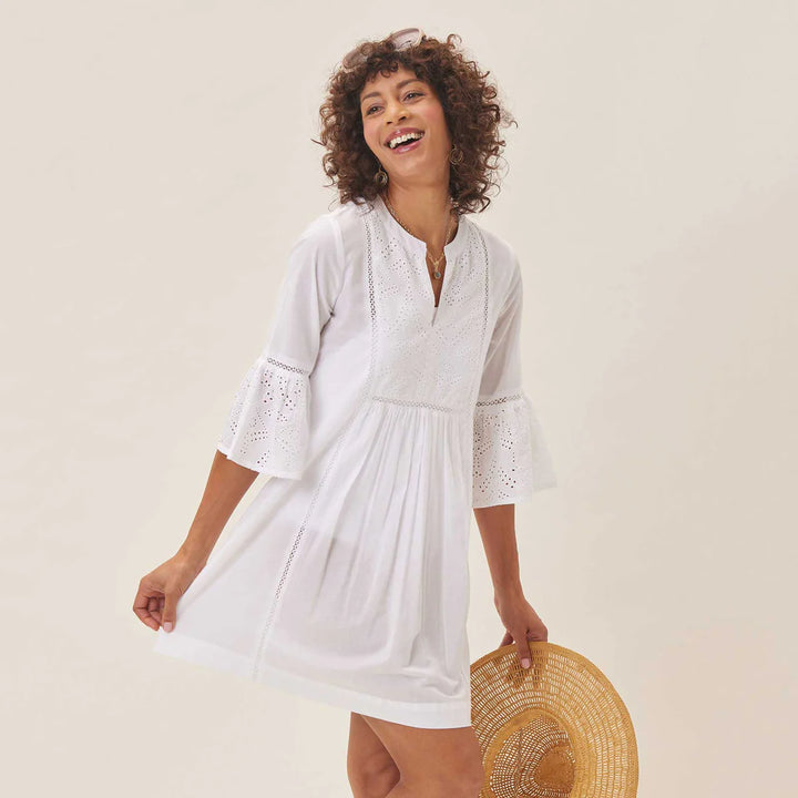 Eyelet beach dress