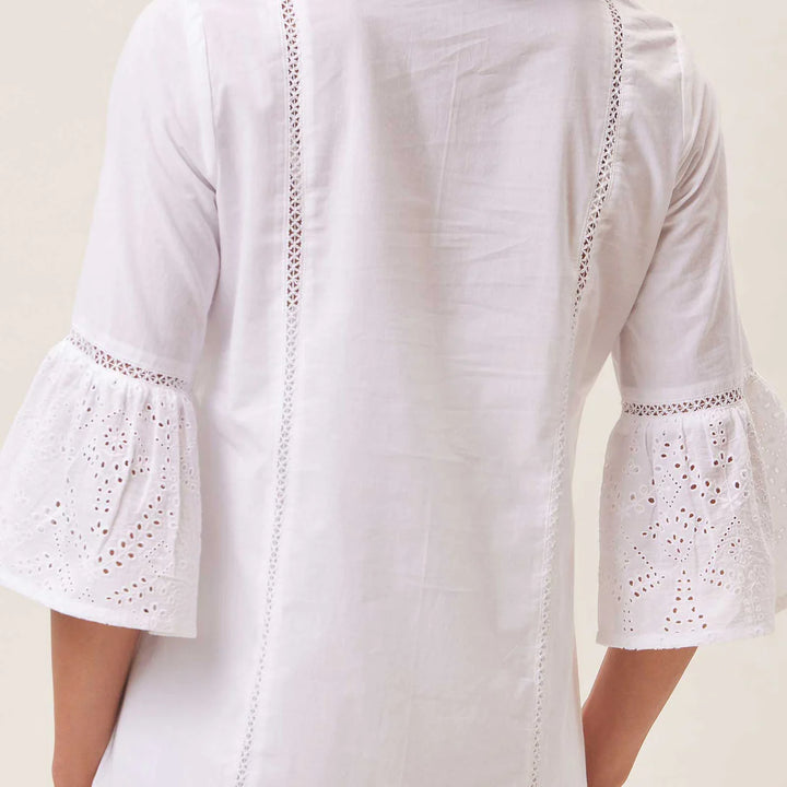 Eyelet beach dress