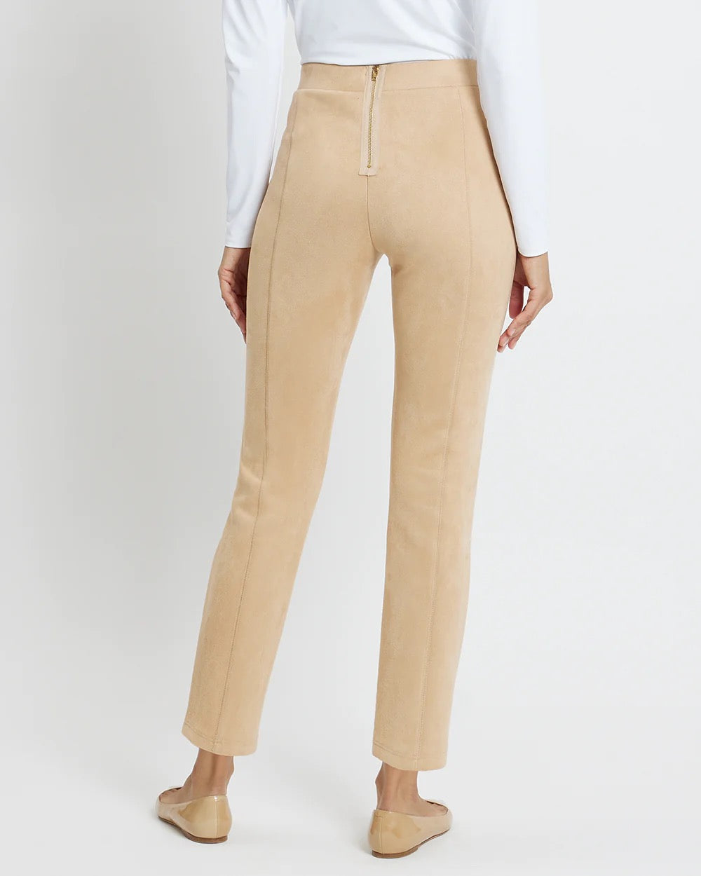 Olivia faux suede ankle pant