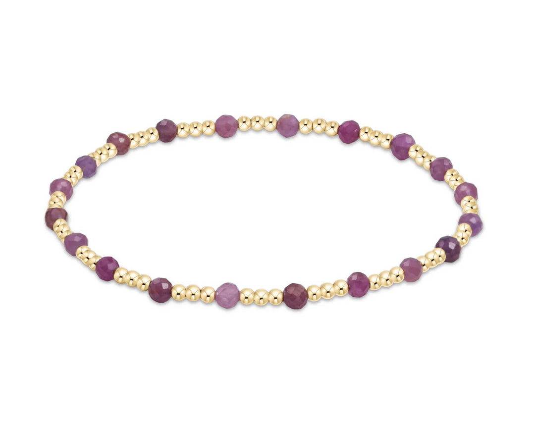 Dignity Sincerity Pattern 4MM Bead Bracelet