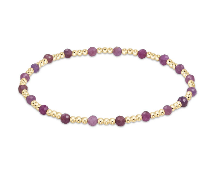 Dignity Sincerity Pattern 4MM Bead Bracelet