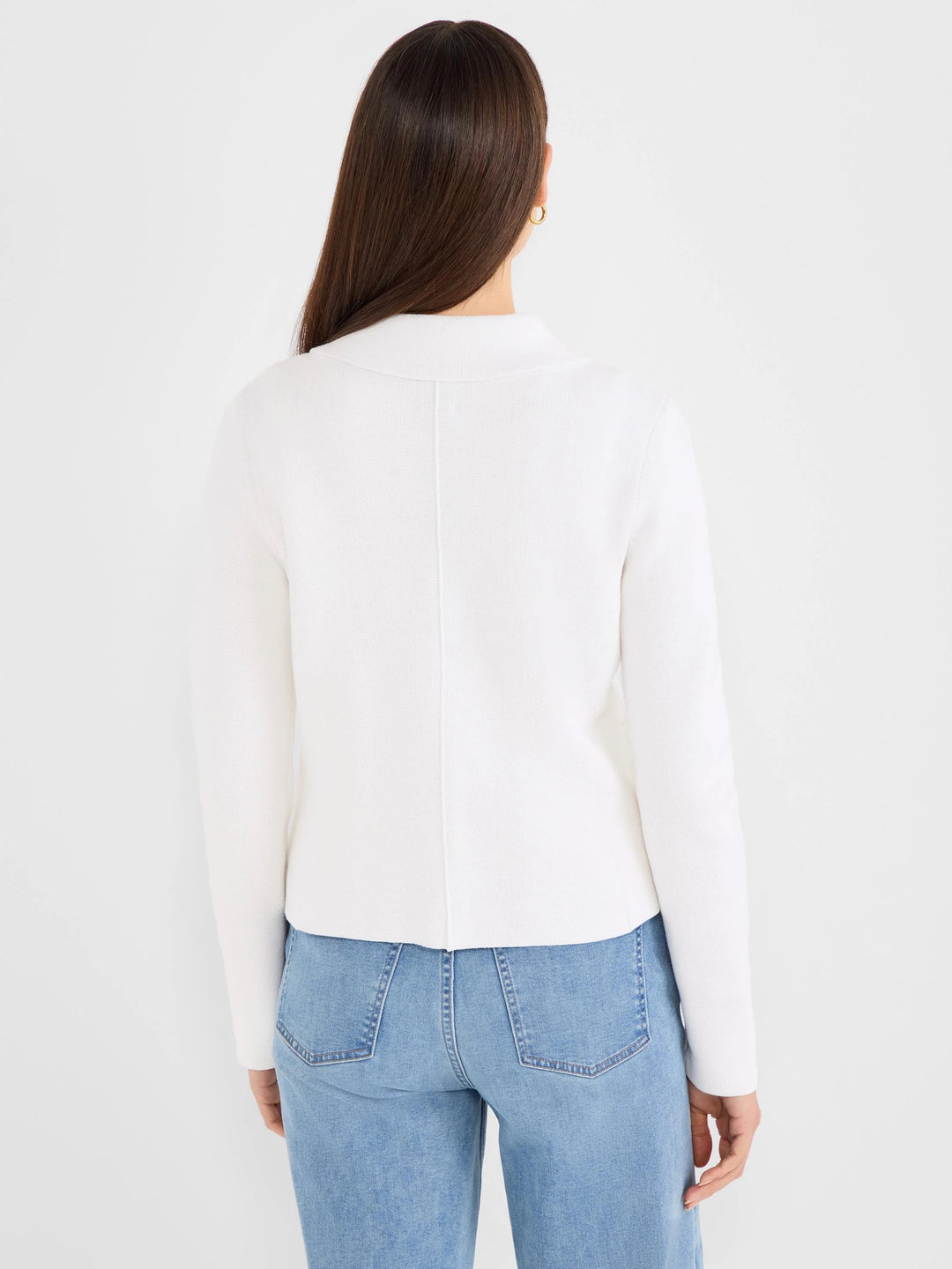 Milano White Knit Jacket