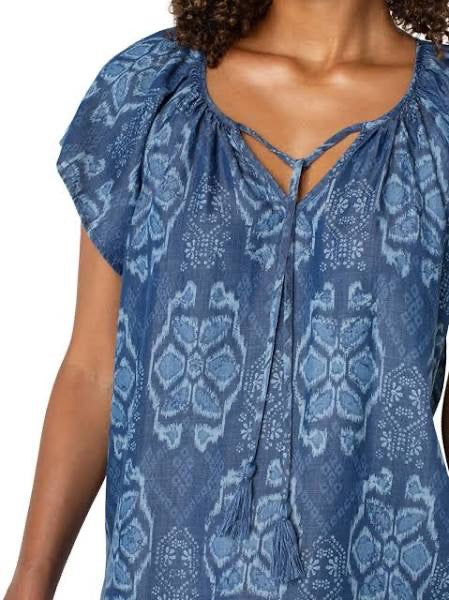 Flutter Sleeve Top with Tie