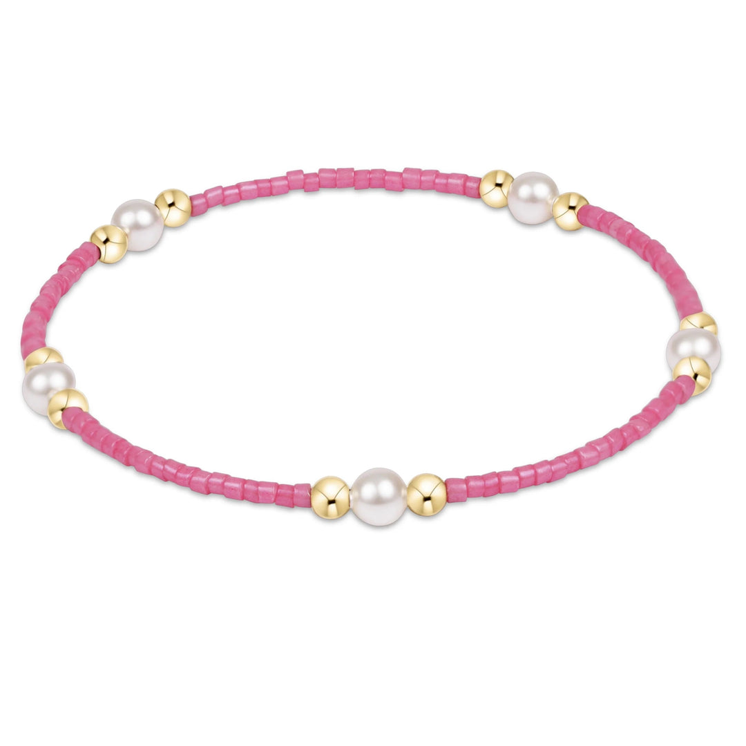 Enewton Hope Purpose Pearl Bracelet featuring elegant white pearls on a delicate jewelry accessory.