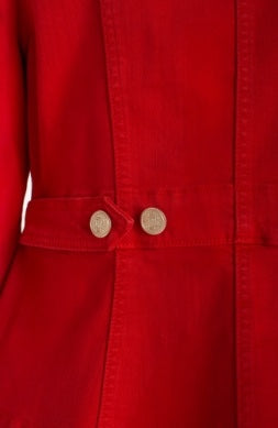 Peplum Jacket with Tabs