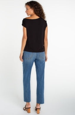 Assym Off-Shoulder T-Shirt