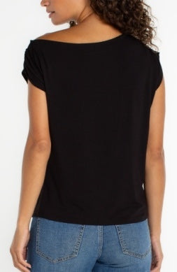 Assym Off-Shoulder T-Shirt