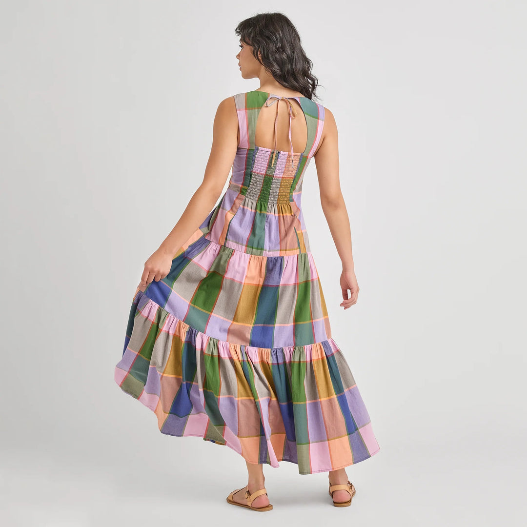 Parker Plaid Madras Dress