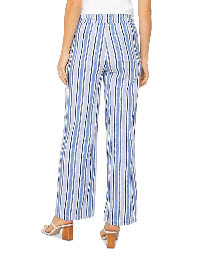 Pull-On Drawstring Stripe Pant