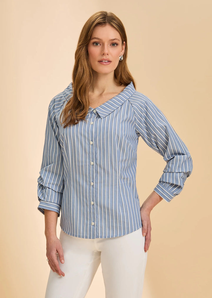 Boatneck 3/4 Sleeve Shirt