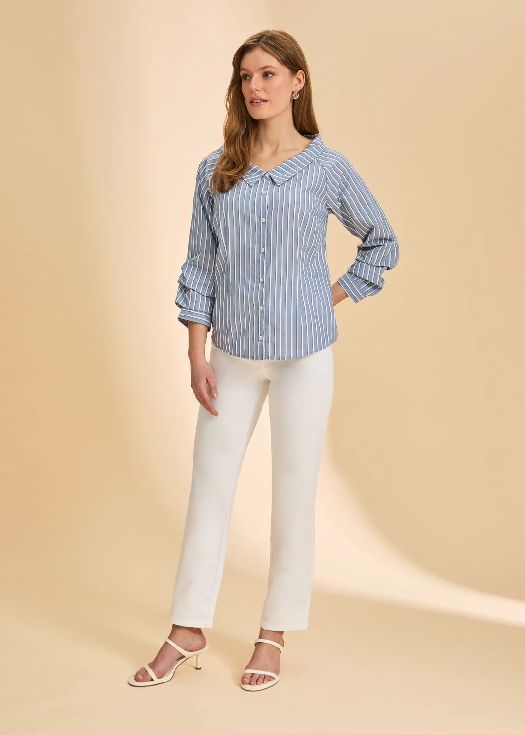Boatneck 3/4 Sleeve Shirt