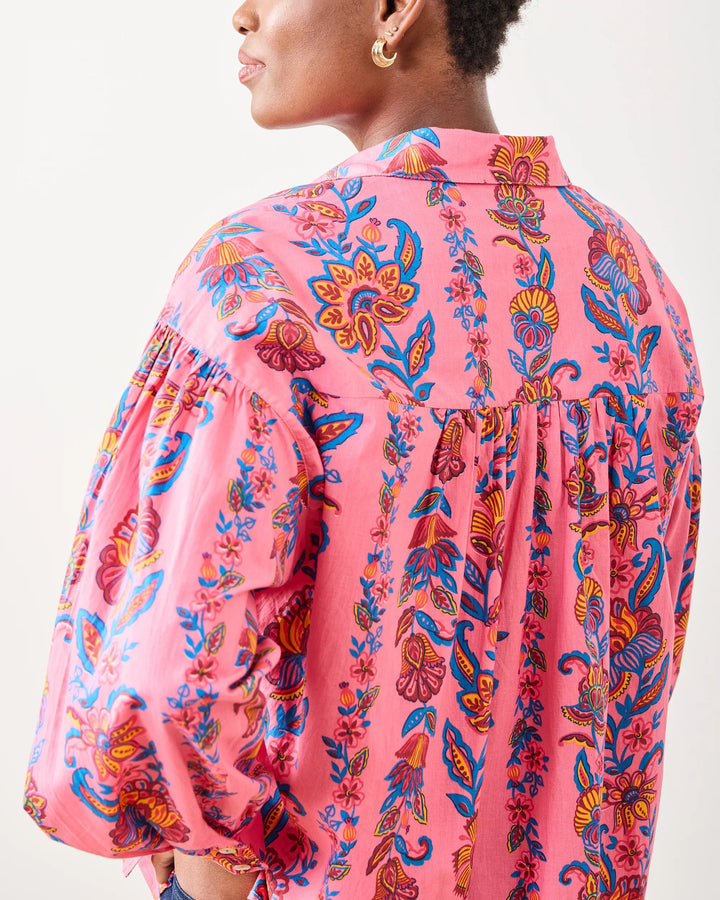 Bright Rose Shelby Blouse