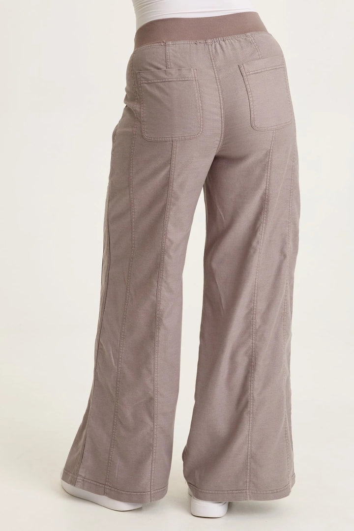 XCVI Geraldine Poppyseed Pant bottoms featuring relaxed fit, lightweight fabric, and subtle pattern for casual comfort.