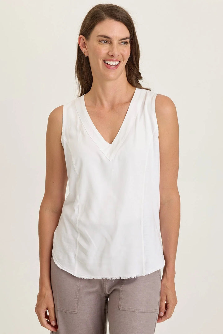 Nila White Tank