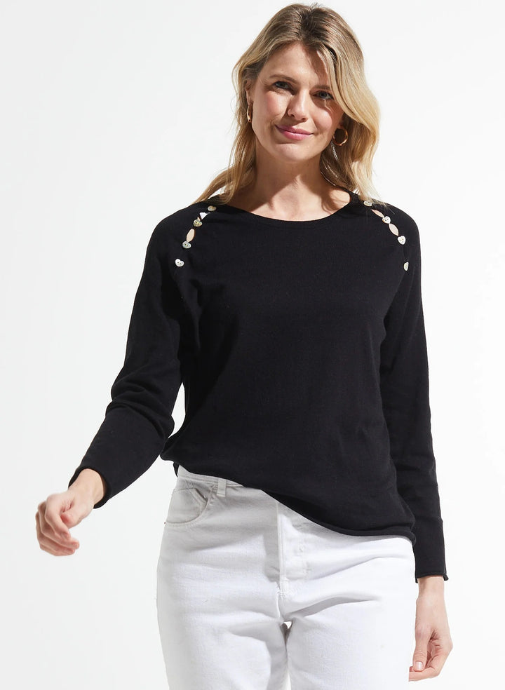 Button Detail Sweater